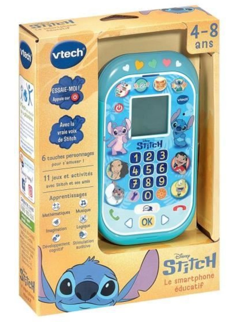 Vtech - stitch - le smartphone éducatif - bleu Bleu - Kiabi