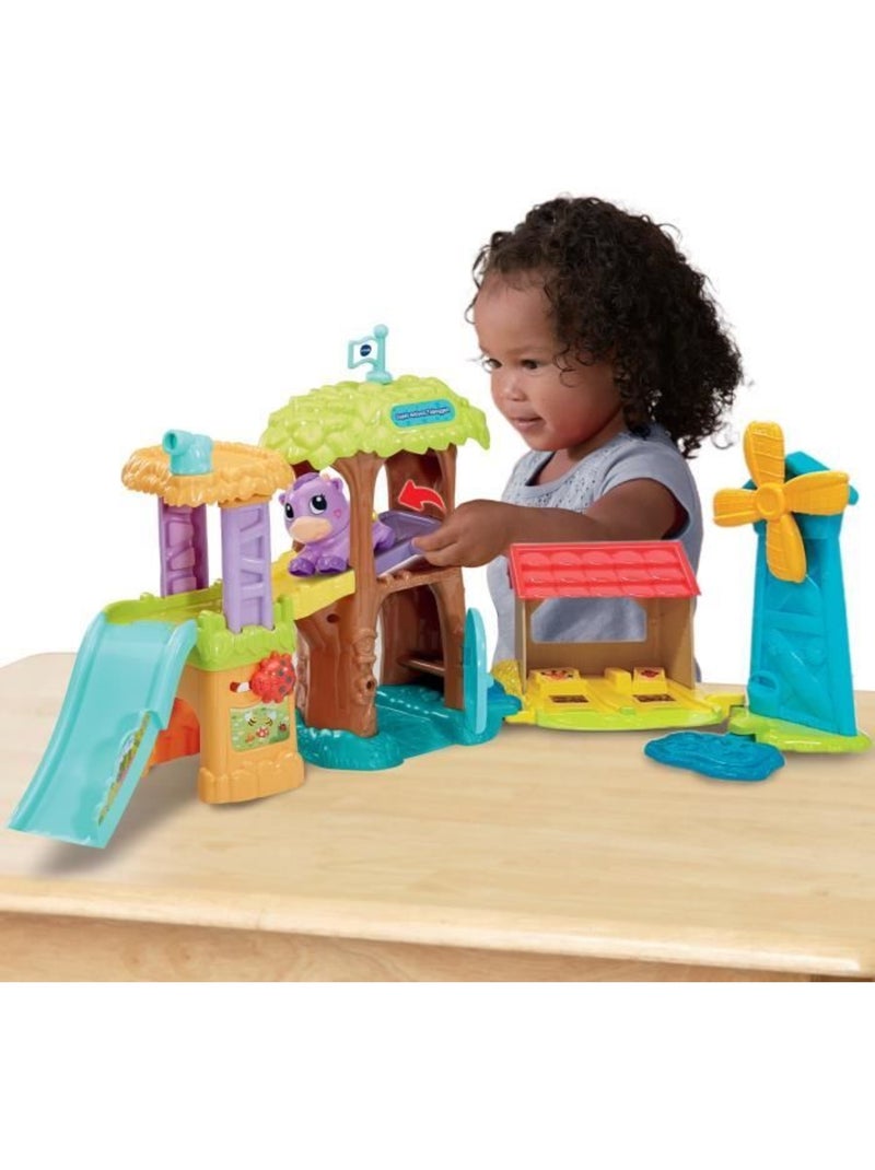 Vtech - tut tut animo bisous - super maison toboggan (+ violette, la vache pipelette) - multicolore Multicolore - Kiabi