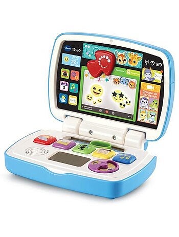 Vtech baby - baby ordi des découvertes - ordinateur portable interactif pour enfants - bleu - mixte