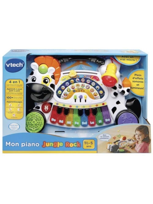 Vtech baby - jungle rock - piano zèbre - jouet musical enfant - Kiabi