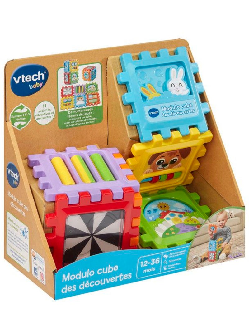 Vtech baby - modulo cube des découvertes (plastique réutilisé) - multicolore Bleu - Kiabi