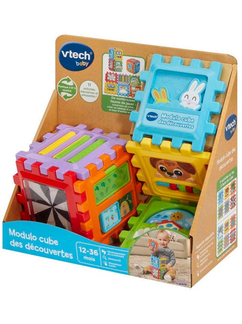 Vtech baby - modulo cube des découvertes (plastique réutilisé) - multicolore Bleu - Kiabi