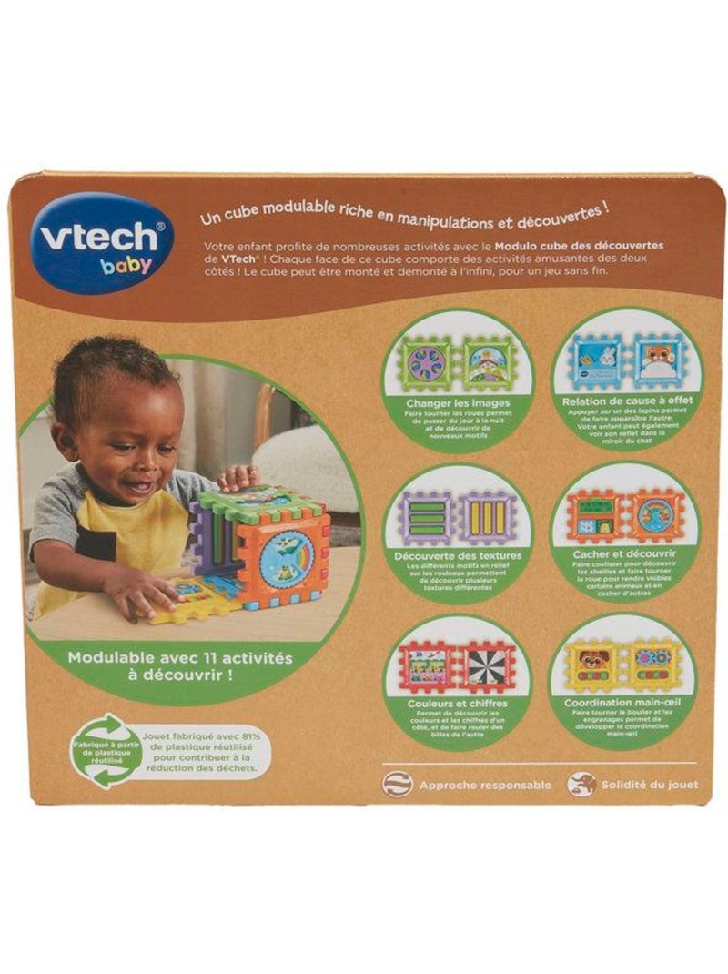 Vtech baby - modulo cube des découvertes (plastique réutilisé) - multicolore Bleu - Kiabi