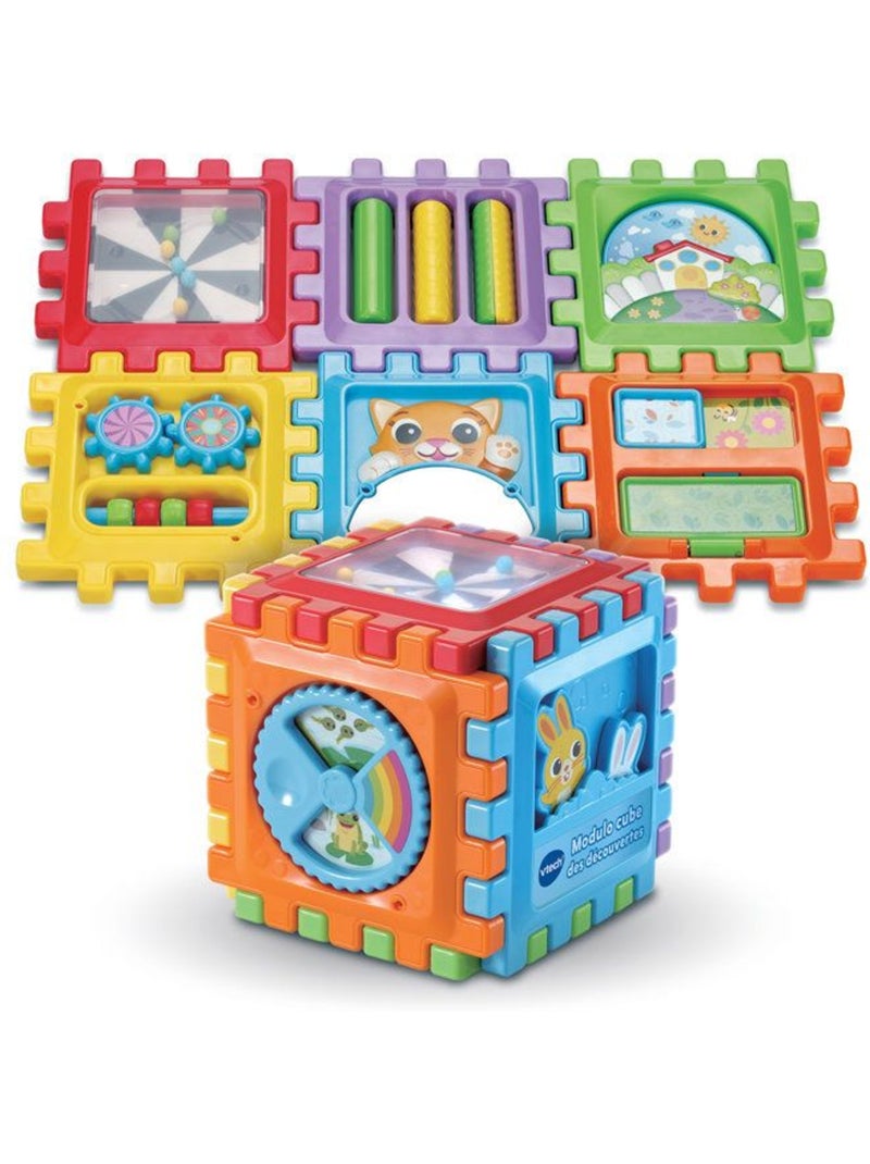 Vtech baby - modulo cube des découvertes (plastique réutilisé) - multicolore Bleu - Kiabi