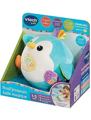 Vtech baby - rouli'pingouin balle magique - multicolore