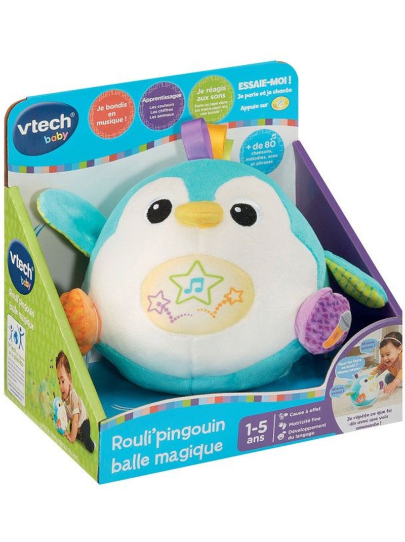 Vtech baby - rouli'pingouin balle magique - multicolore Bleu turquoise - Kiabi