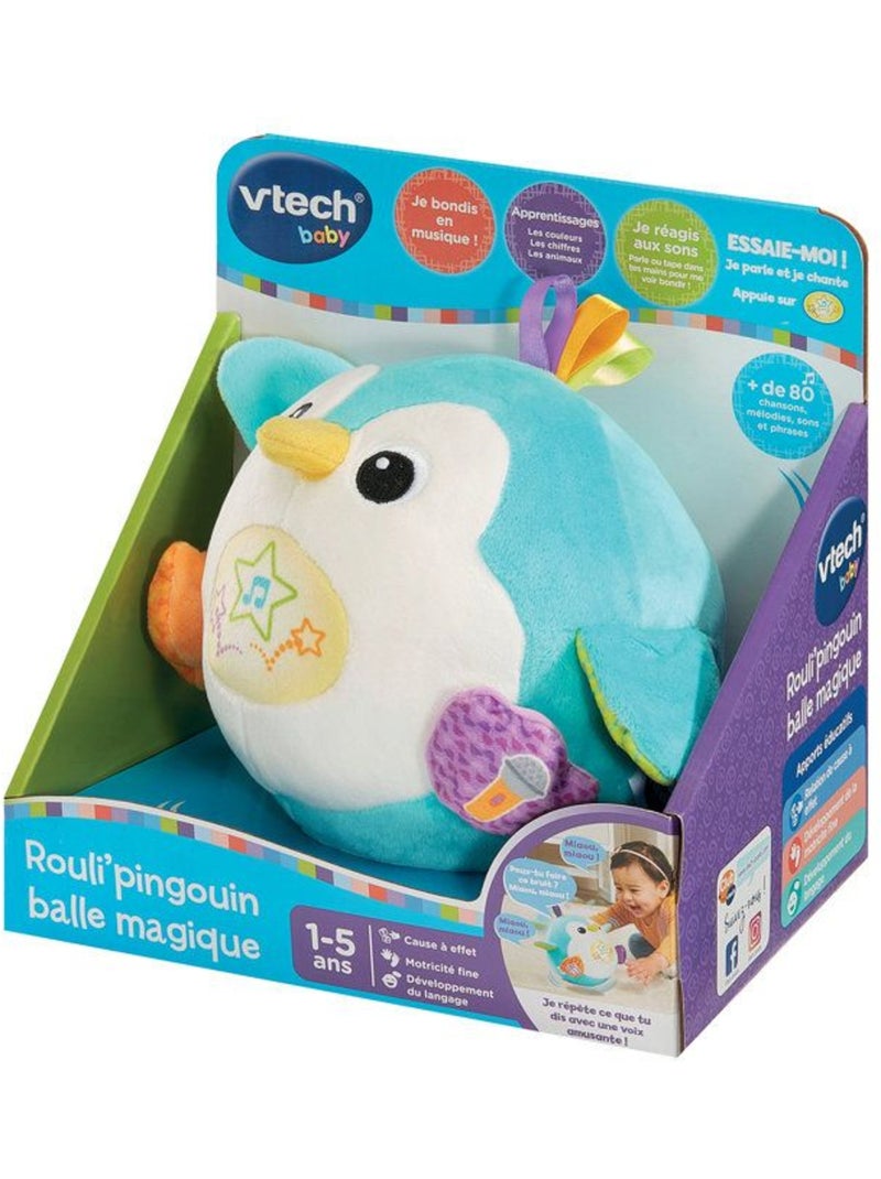 Vtech baby - rouli'pingouin balle magique - multicolore Bleu turquoise - Kiabi