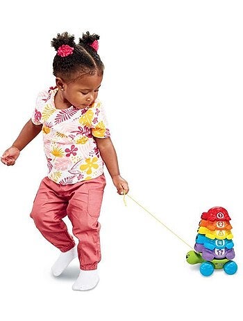 VTECH-FAMILLE EMPILO TORTUE (PLASTIQUE REUTILISE)
