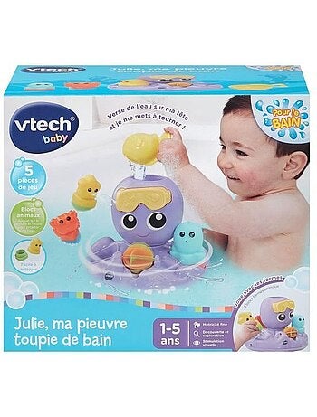 Vtech julie, ma pieuvre toupie de bain