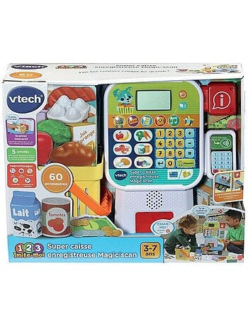 Vtech super caisse enregistreuse magic'scan, jeu marchande pour enfant
