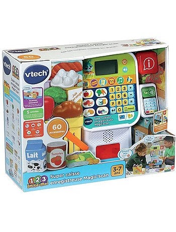 Vtech super caisse enregistreuse magic'scan, jeu marchande pour enfant