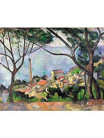 Vue sur l'Estaque de Paul Cézanne