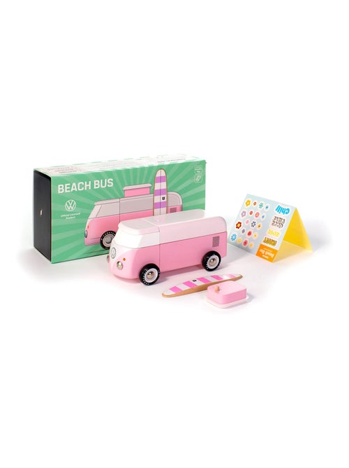 VW Beach Bus rose - Kiabi