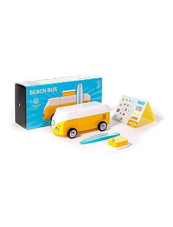 VW Beach Bus sunset jaune