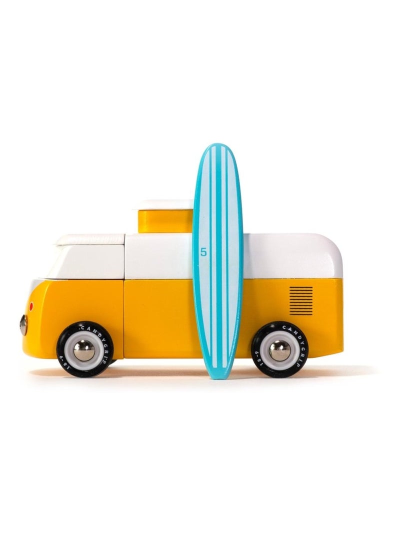 VW Beach Bus sunset jaune Jaune - Kiabi