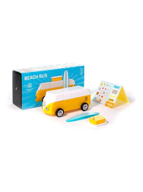 VW Beach Bus sunset jaune - Kiabi
