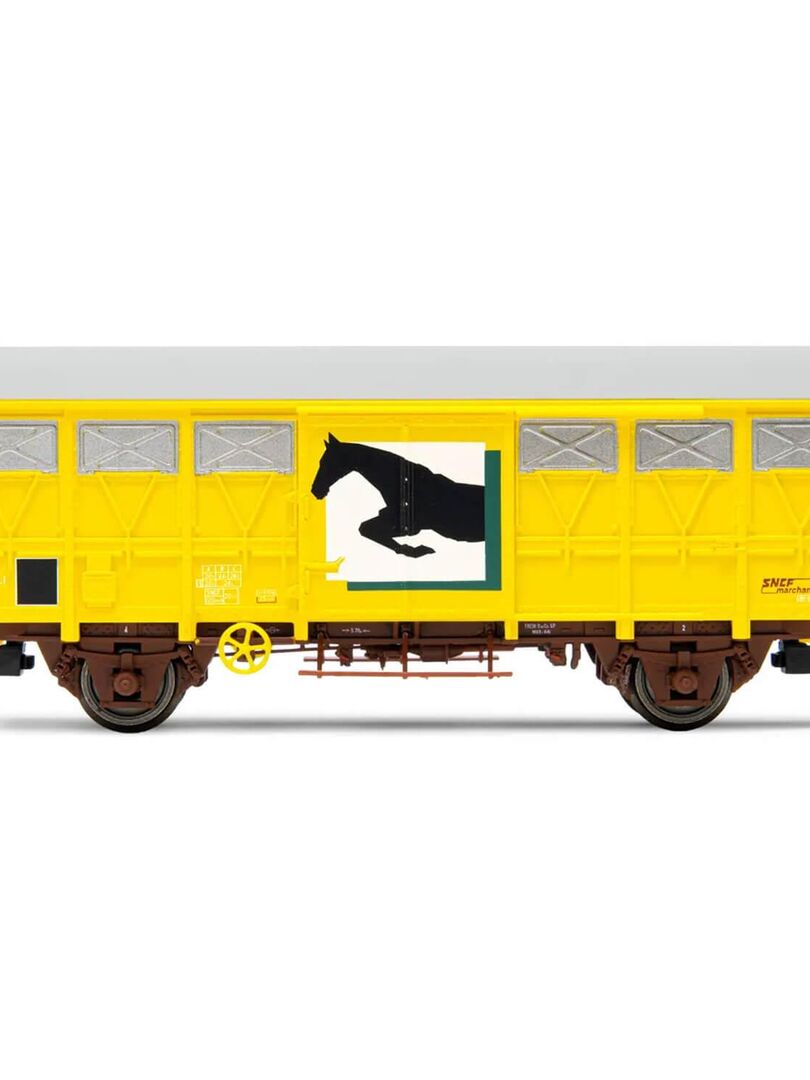 Wagon fermé à 2 essieux Us SNCF livrée rouge bœuf Epoque V-VI JOUEF