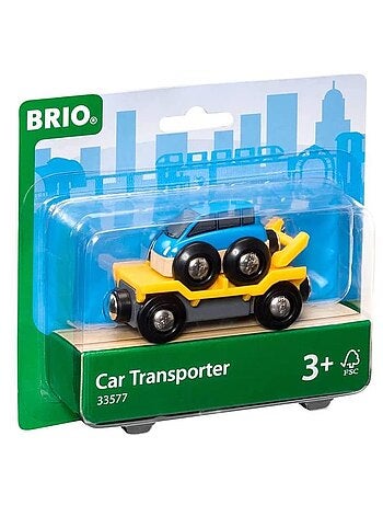 Wagon Transport de voiture bleu