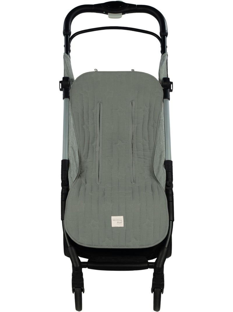 Walking Mum - Assise pour poussette Caetana Stone Vert - Kiabi