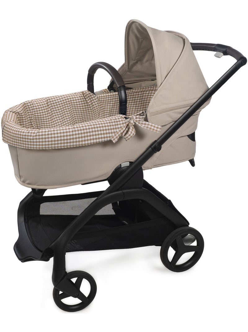 Walking Mum - Housse de nacelle et drap housse pour nacelle Marron - Kiabi