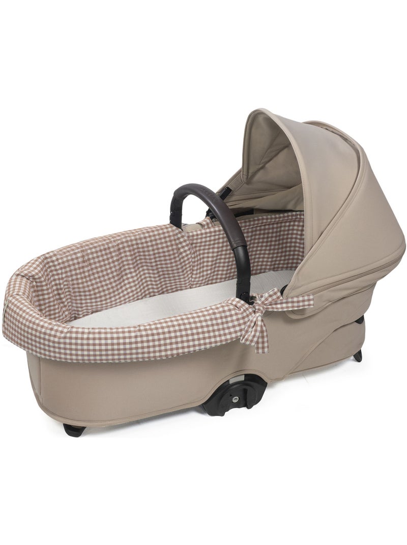 Walking Mum - Housse de nacelle et drap housse pour nacelle Marron - Kiabi