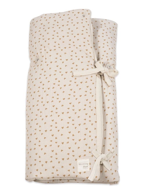 Walking Mum - Nid d'ange et couverture Coeurs Poppy Cannelle - Kiabi