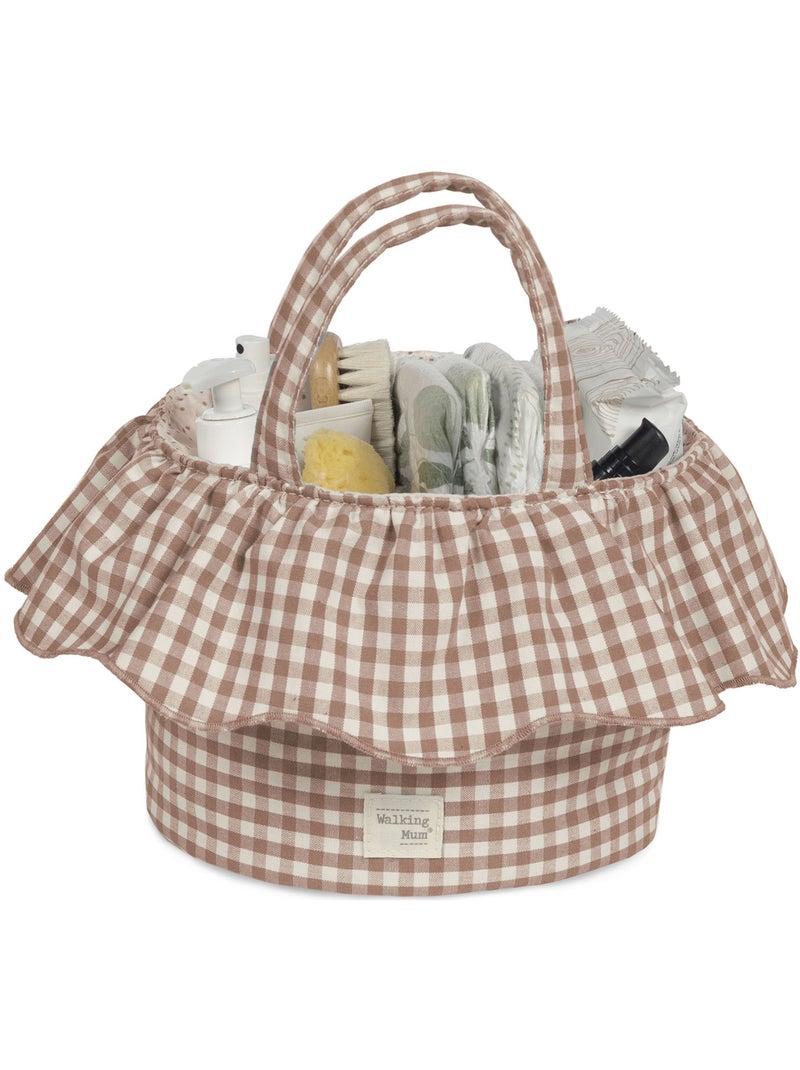 Walking Mum - Panier de rangement Marron - Kiabi