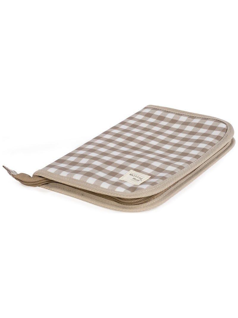 Walking Mum - Protège carnet de santé Caetana Sand Beige - Kiabi