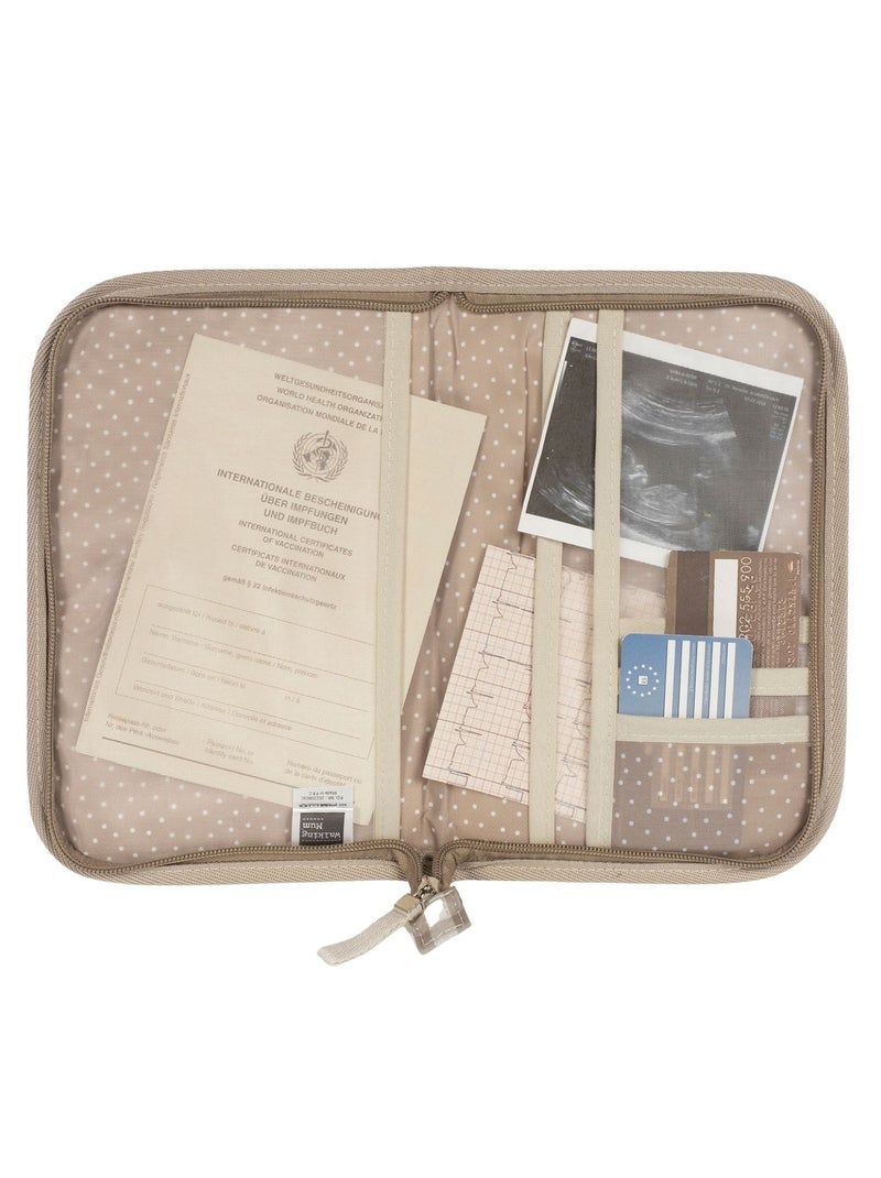 Walking Mum - Protège carnet de santé Caetana Sand Beige - Kiabi