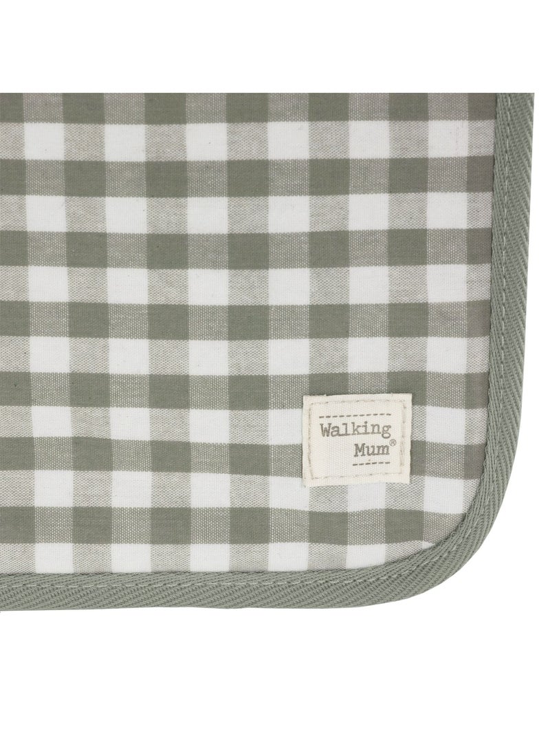 Walking Mum - Protège carnet de santé Caetana Stone Vert - Kiabi