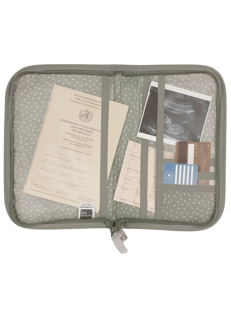 Walking Mum - Protège carnet de santé Caetana Stone Vert - Kiabi