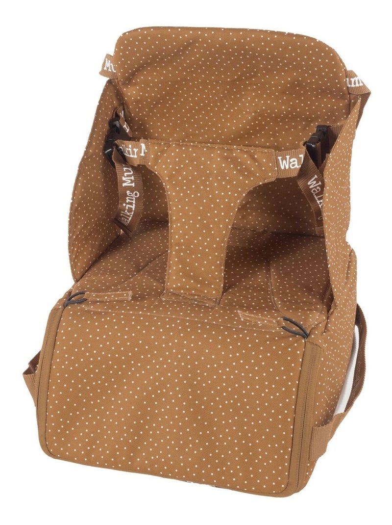 Walking Mum - Réhausseur transportable à pois Poppy Cannelle Marron - Kiabi