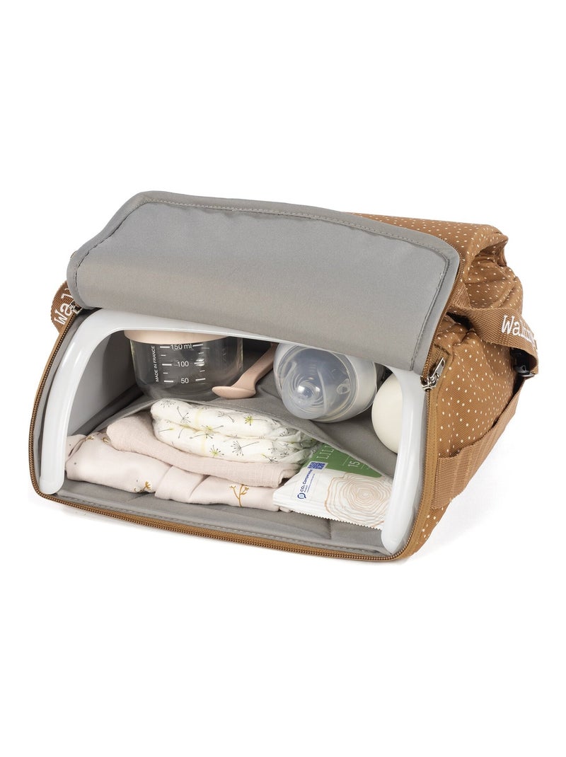 Walking Mum - Réhausseur transportable à pois Poppy Cannelle Marron - Kiabi