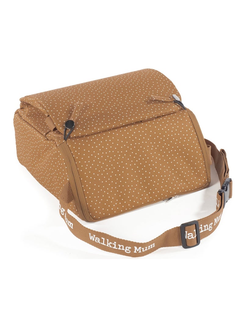 Walking Mum - Réhausseur transportable à pois Poppy Cannelle Marron - Kiabi