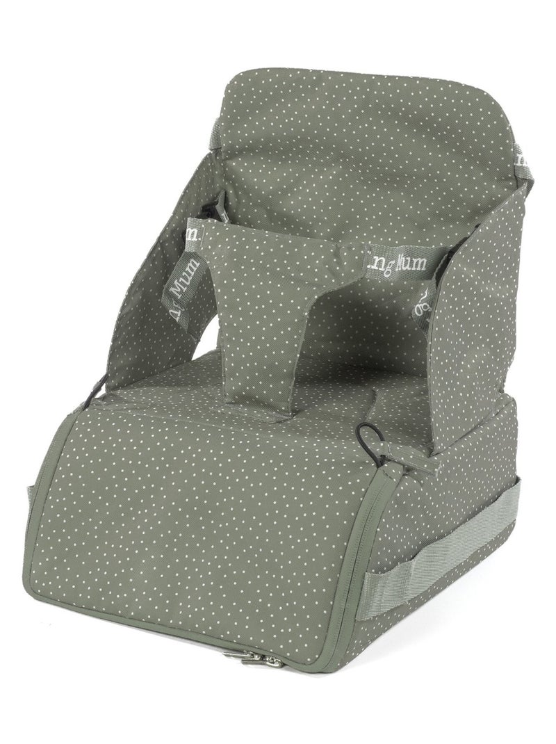 Walking Mum - Réhausseur transportable à pois Poppy Mousse Gris - Kiabi