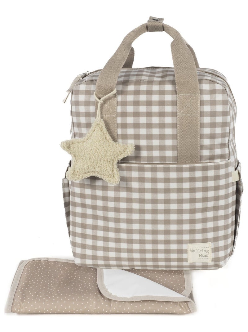 Walking Mum - Sac à dos Caetana Sand Beige - Kiabi