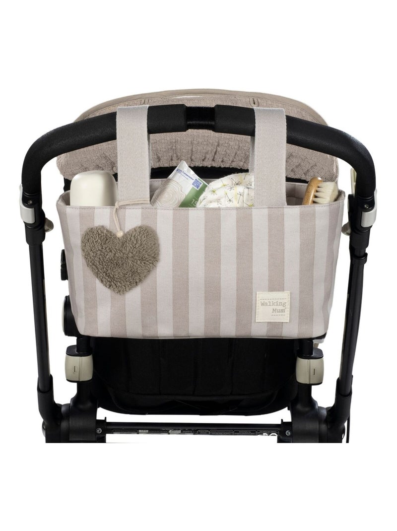 Walking Mum - Sac à poussette Beige - Kiabi