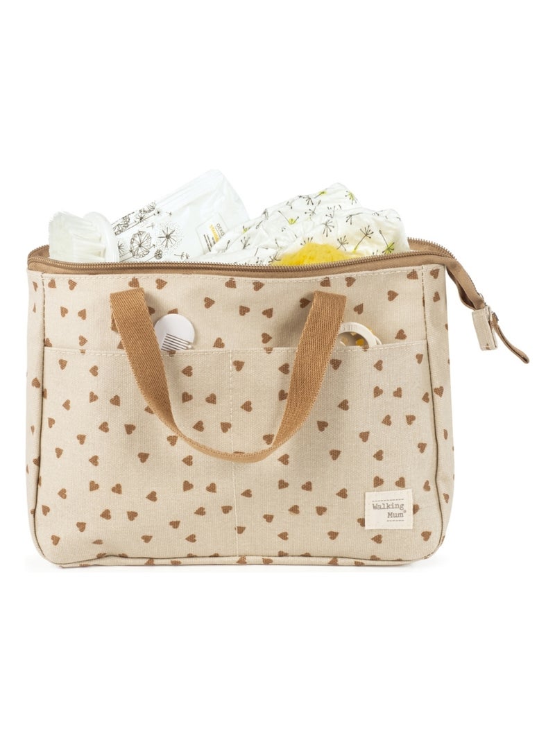 Walking Mum - Trousse de toilette Marron - Kiabi