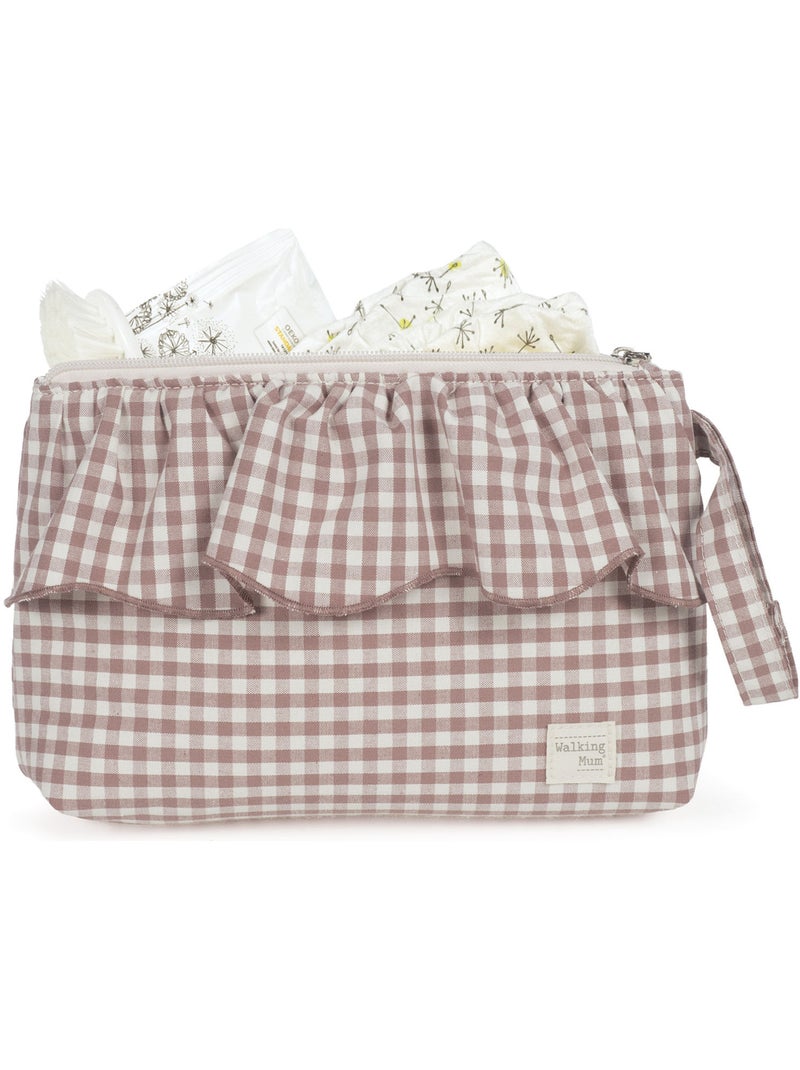 Walking Mum - Trousse de toilette Marron - Kiabi