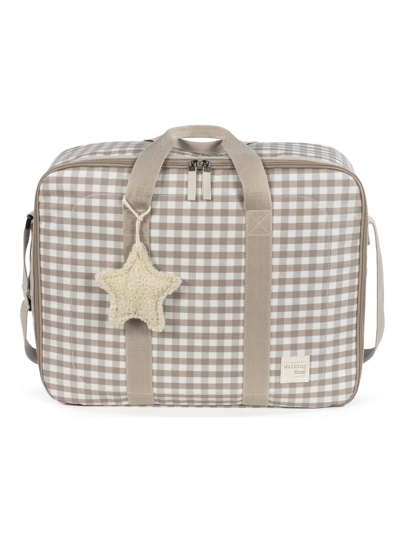 Walking Mum - Valise de maternité Caetana Sand Beige - Kiabi