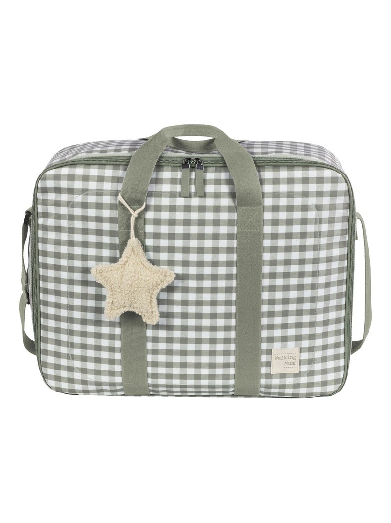 Walking Mum - Valise de maternité Caetana Stone Vert - Kiabi