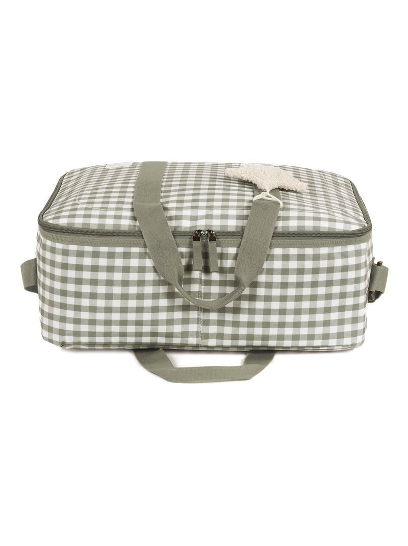 Walking Mum - Valise de maternité Caetana Stone Vert - Kiabi