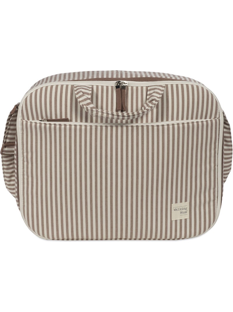 Walking mum - valise de maternité Marron - Kiabi