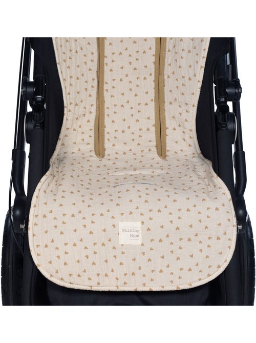 Walking Mum | Assise de poussette universelle Cœurs Poppy - Kiabi