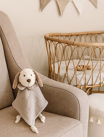 Walking Mum | Doudou chien en gaze de coton Sintra