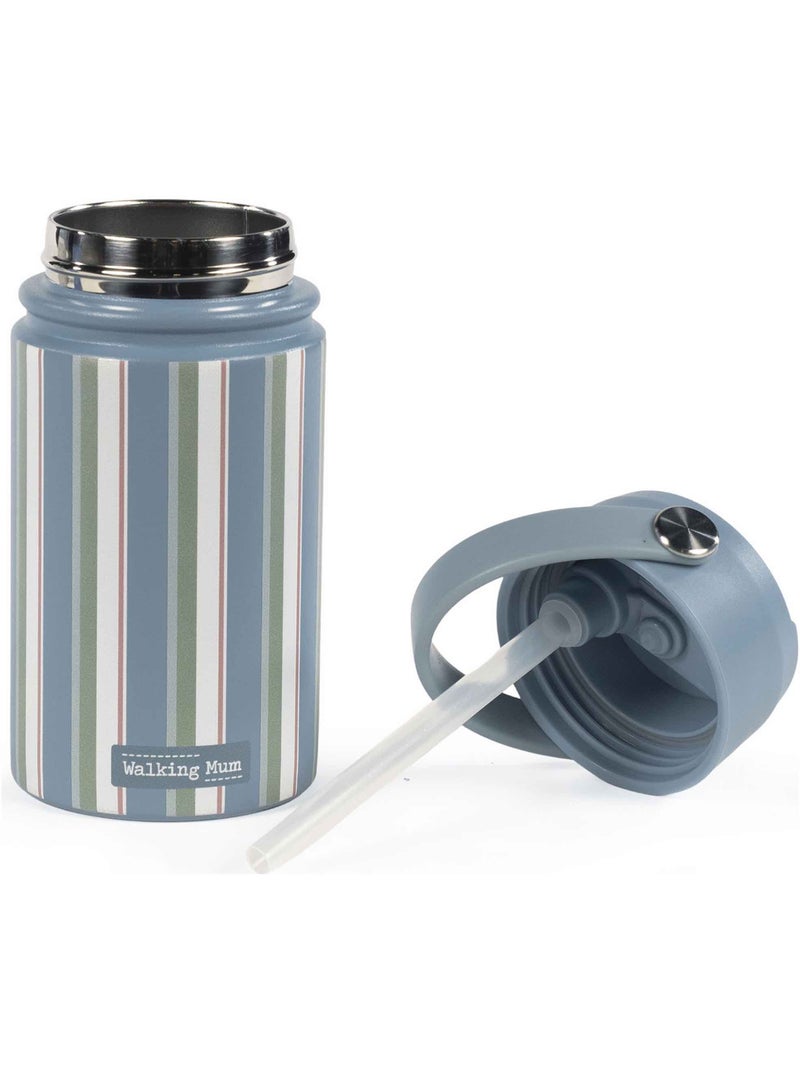 Walking Mum | Gourde isotherme avec paille anti-fuite Summer Vert - Kiabi