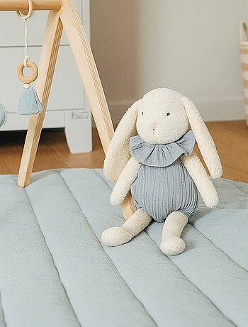 Walking Mum | Peluche lapin velours et coton