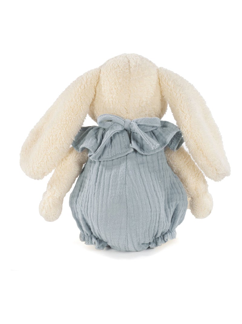Walking Mum | Peluche lapin velours et coton Gris - Kiabi