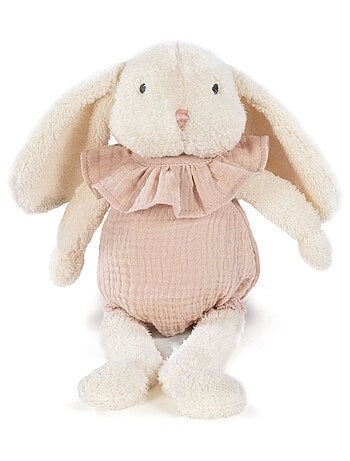 Walking Mum | Peluche lapin velours et coton