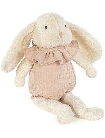 Walking Mum | Peluche lapin velours et coton